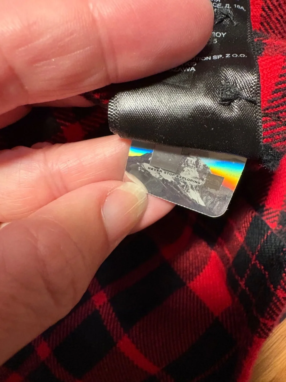 The North Face 100% cotton flannel shirt - size medium